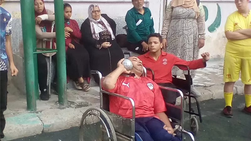 تصعيد الفرق الفائزة فى اللقاء الرياضى لمراكز المعاقين بالقليوبية