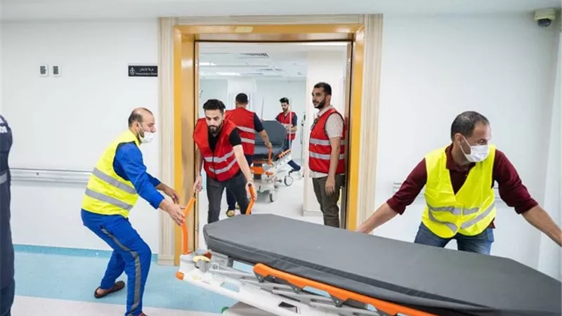 التدريب على طب الطوارئ والحالات الحرجة بمستشفي شرم الشيخ الدولي