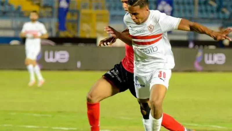 الجزيرى يتقدم بالهدف الأول للزمالك فى مرمى سيراميكا.. شاهد