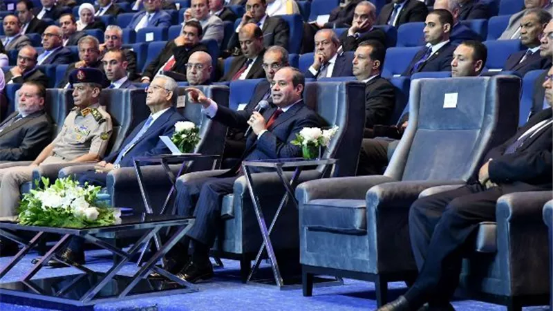 المتحدث الرئاسي ينشر صور حضور الرئيس السيسي المؤتمر الاقتصادي بالعاصمة الإدارية