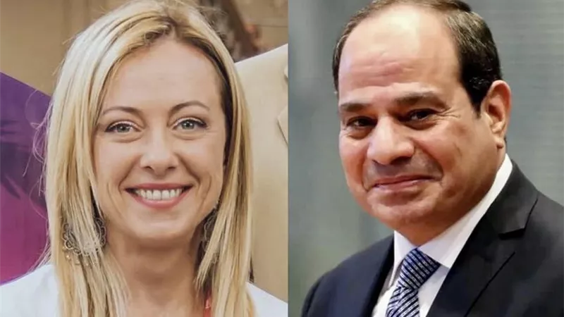 الرئيس السيسى يهنئ «ميلونى» برئاسة حكومة إيطاليا ويدعوها لحضور قمة المناخ