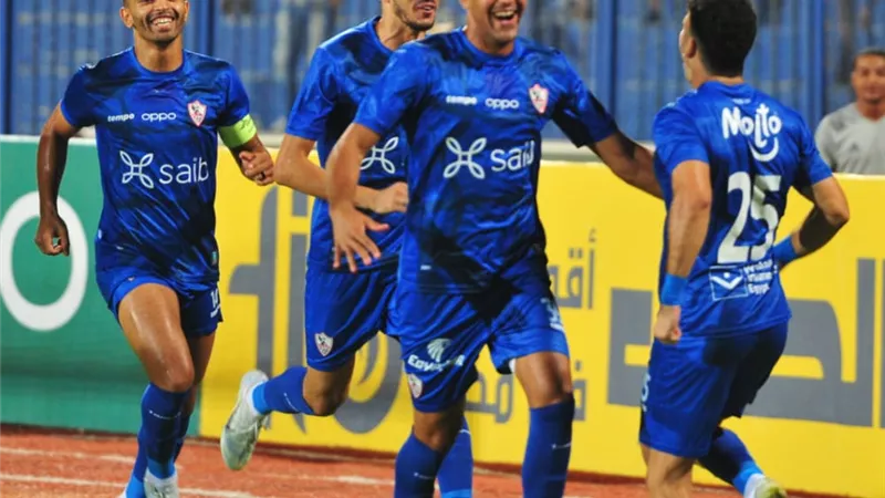 الزمالك يهزم سيراميكا ويعتلى صدارة الدورى بثنائية الجزيرى وفتوح