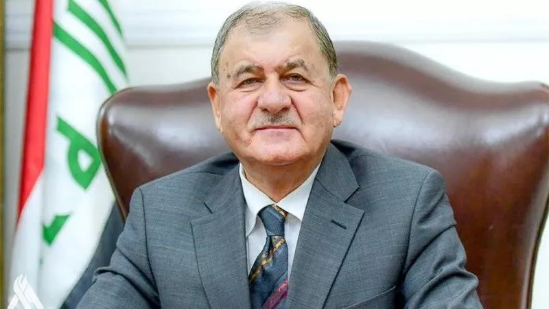 الرئيس العراقي يتلقي رسالة خطية من بوتين للتهنئة بانتخابه رئيسا