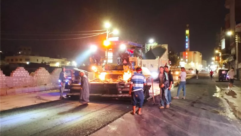 الجيزة: تطوير ورصف عدداً من الشوارع بالطالبية وكرداسة والبدرشين