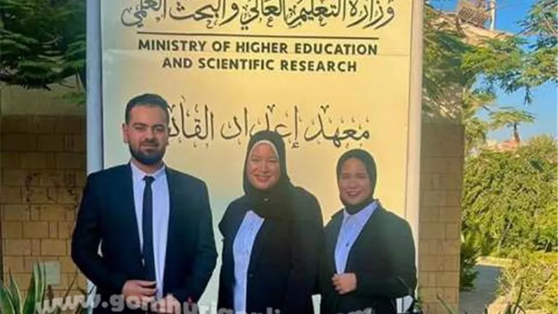 السادات تشارك بفوج طلابي بالدوره التدريبية لتنظيم أسبوع الفرانكفونية