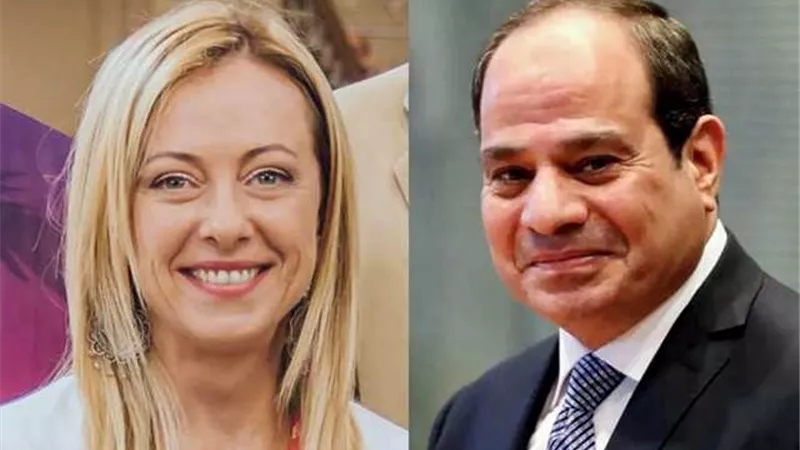 رئيسة وزراء إيطاليا تشكر الرئيس السيسي على تهنئتها برئاسة الحكومة