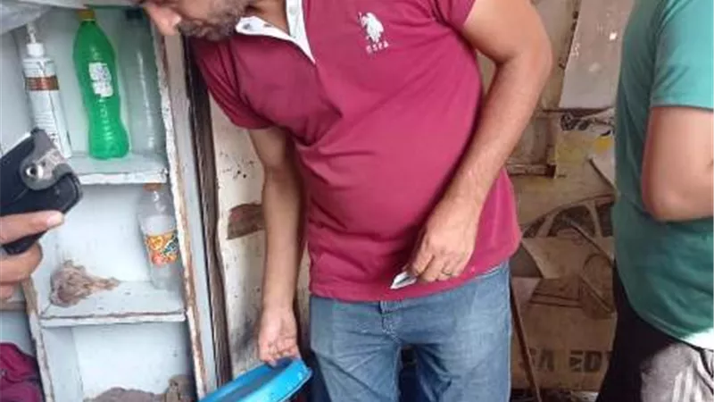 حمله على محلات بيع الاغذيه حول جامعة بنى سويف