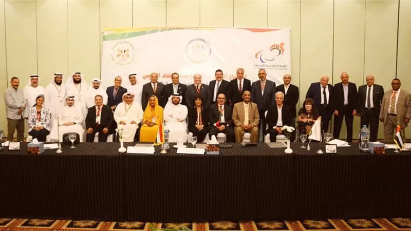 ايهاب حسنين رئيسا للاتحاد العربى لرياضة الفئات الخاصة