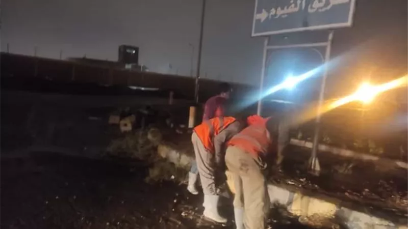 بيان هام من جهاز حدائق أكتوبر بشأن تجمعات مياه الأمطار