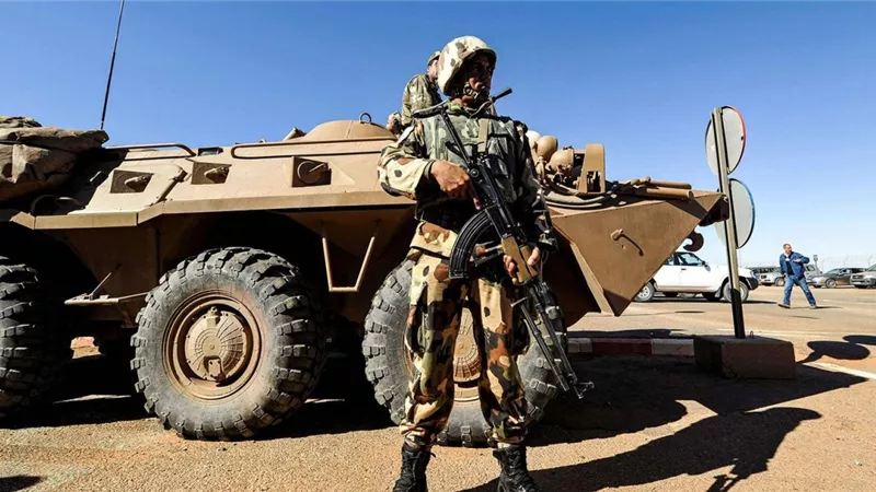 الجيش الجزائرى يضبط 8 عناصر دعم للجماعات الإرهابية