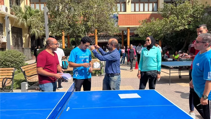 نتائج منافسات دوري تنس الطاولة بالدوري الرياضي لجامعة عين شمس