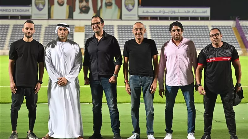 رئيس شركة برزينتيشن يزور بعثة الزمالك بالامارات