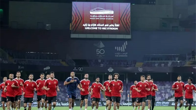 الأهلي يختتم تدريباته بالإمارات استعدادًا لمباراة السوبر أمام الزمال