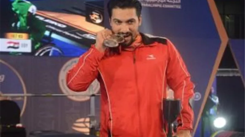 طه عبد المجيد يحصد فضية بطولة إفريقيا لرفع الأثقال البارالمبي