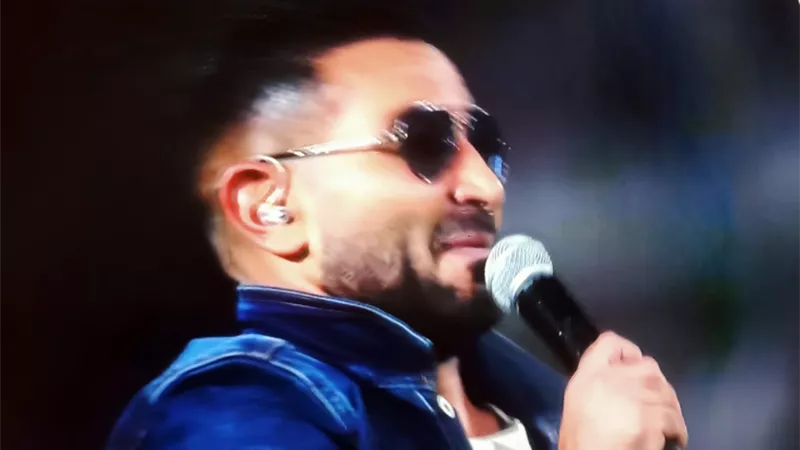 أحمد سعد يُشعل المدرجات في استاد هزاع بن زايد