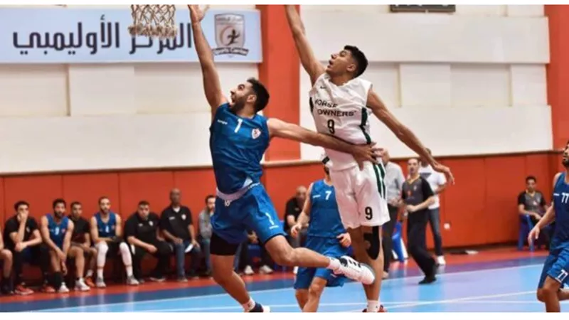 سلة الزمالك يفوز على المصرية للاتصالات بدوري المرتبط