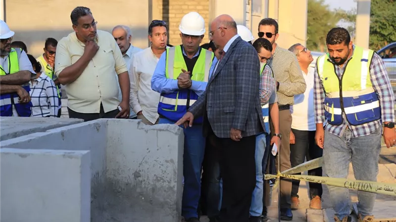 مشروع صرف صحى درنكة يستقبل وفد المعونة الأمريكية للتنمية الدولية
