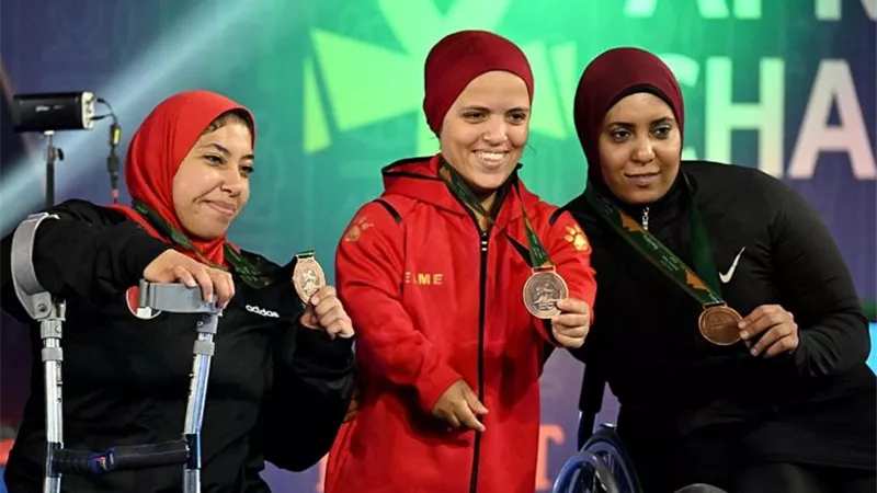 منتخب مصر للسيدات يحصد البرونزية لمنافسات الفرق ببطولة لرفع الأثقال