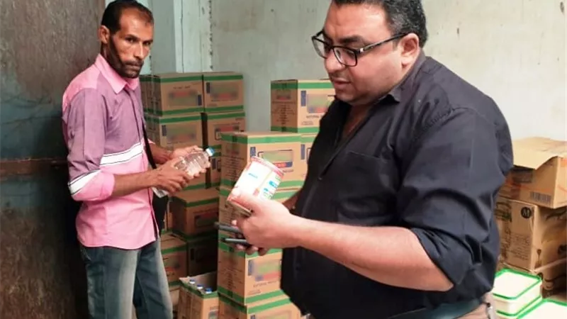 تنظيم حملة للرقابة والتفتيش على المنتجات والسلع الغذائية بدراو