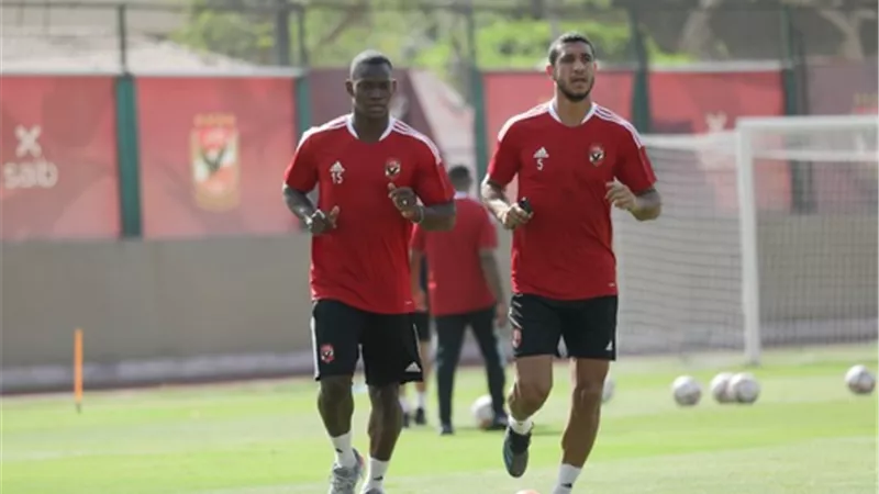 مران الاهلى.. ديانج يواصل تنفيذ برنامجه التأهيلى