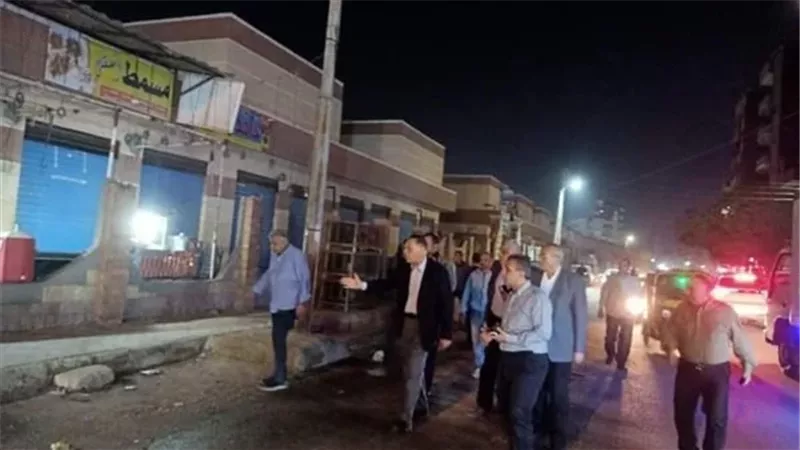 غراب يأمربرفع الباعةالجائلين بطريق بحرمشتول واقامةمتنزه