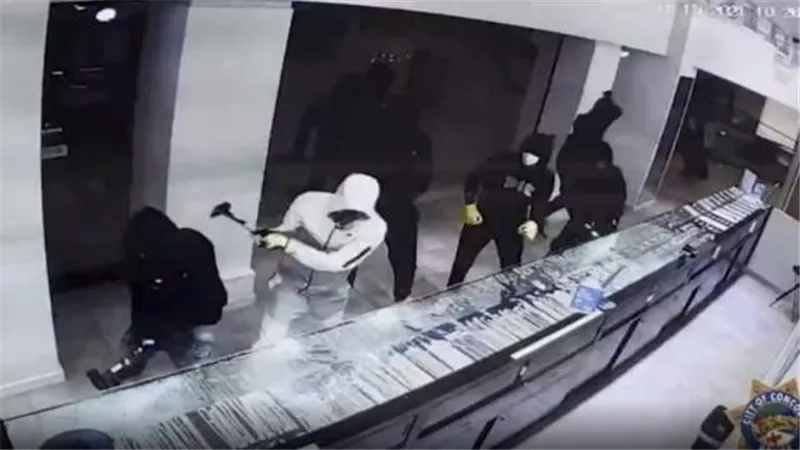 في 60 ثانية..سرقة متجر شهير بكاليفورنيا