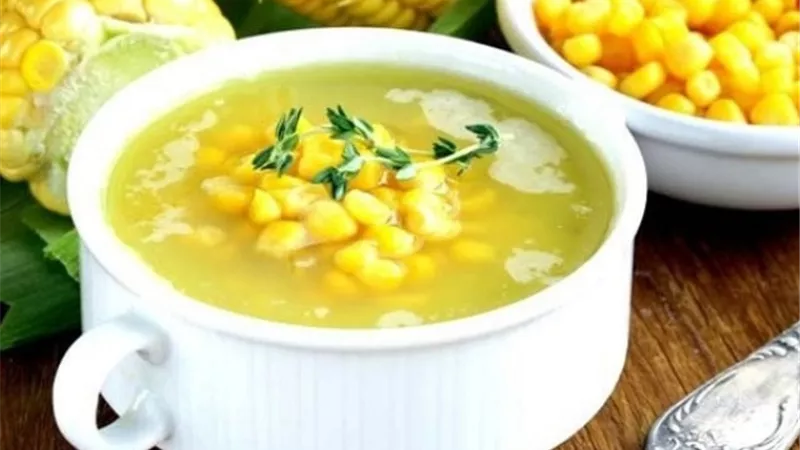 طريقة عمل شوربة الذرة الحلوة