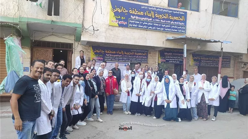 روتارى النزهه ينظم قافلة طبية لمنطقة جنايوتي الاسكندرية