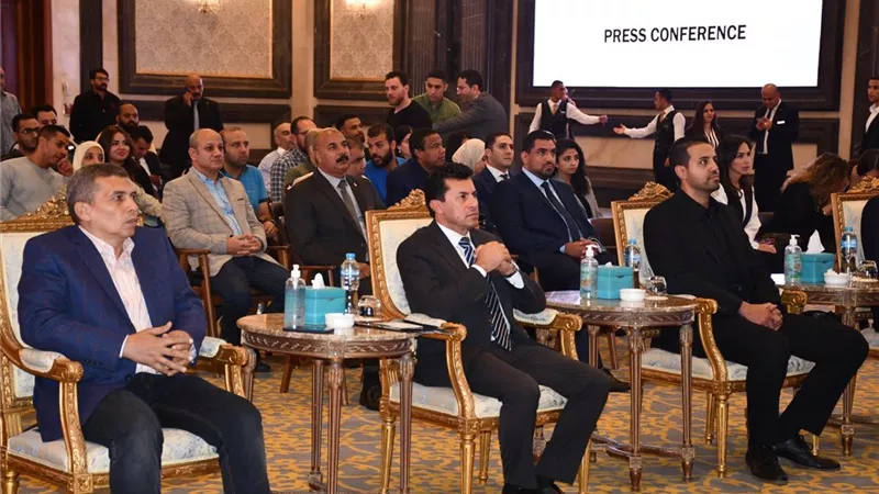 وزير الرياضة يشهد مؤتمر الإعلان عن أول وأكبر أولمبياد للياقة