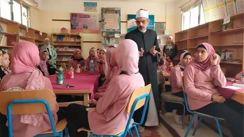 حسن الخلق وصفة الامانة عنوان لقاء ديني لطالبات تعليم العبور