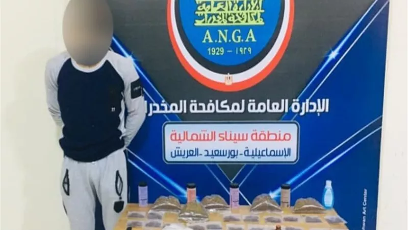 سقوط 9 عناصر إجرامية من تجار الكيف في المحافظات