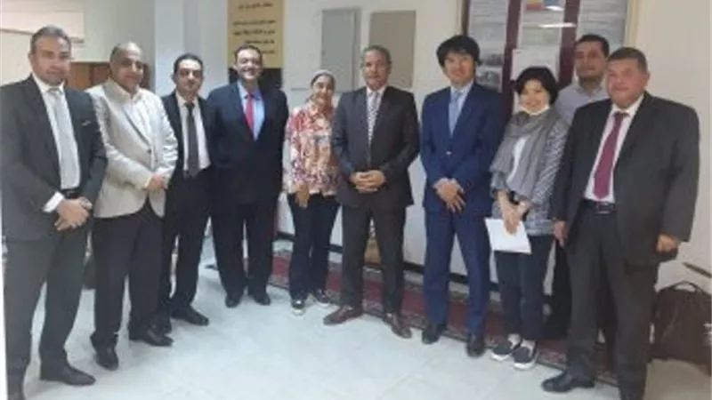 وفد يابانى يتفقد تقديم الخدمات غيرالمالية لأصحاب المشروعات الصغيرة