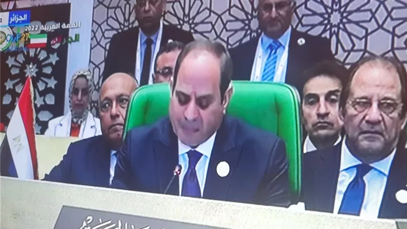 الرئيس السيسى : القضية الفلسطينية ستظل أولوية للدول العربية