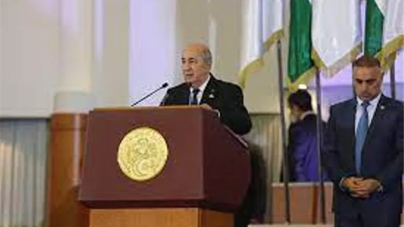 الرئيس الجزائرى: ندعم جهود مصر فى استضافة قمة المناخ بشرم الشيخ