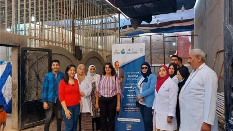 الكشف على ٢٩٢ مريض فى قافلة طبية لجامعة بنها بقرية بالخانكة