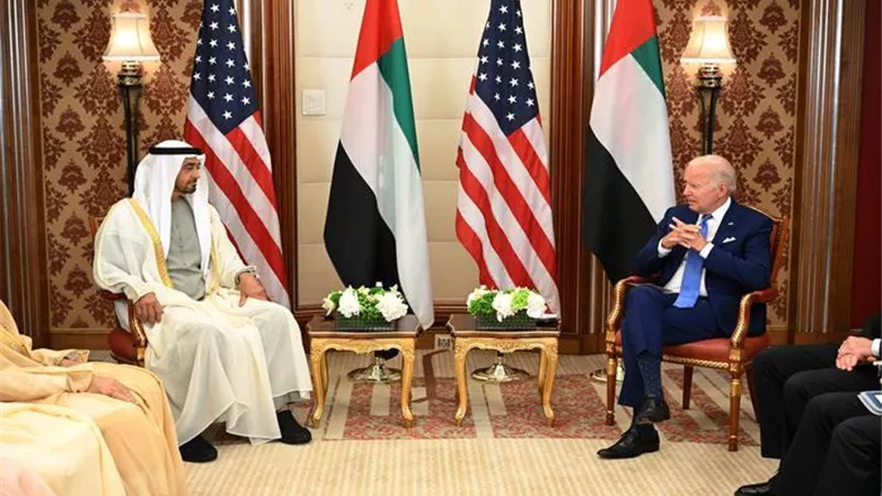 الإمارات والولايات المتحدة تبحثان العلاقات الثنائية