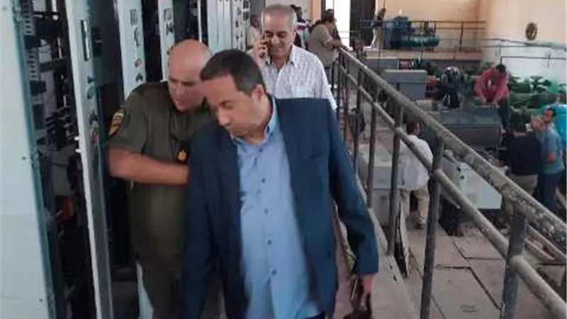 جمال الدين يفاجئ محطة مياه البستان ويطالب بالإلتزام بخطة الصيانة والتشغيل