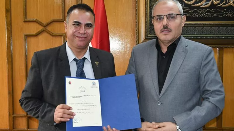 الدكتور باسم الهادي وكيلاً لشئون الطلاب بكلية الهندسة جامعة القناة