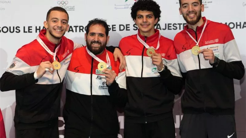 6 لاعبين في قائمة منتخب مصر بكأس العالم لسلاح سيف المبارزة رجال