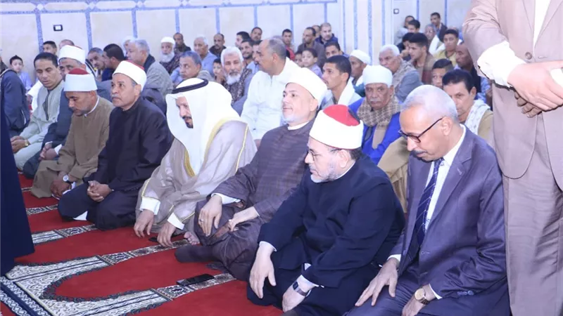 افتتاح مسجد الشيخ محمود بقرية النواميس في أسيوط