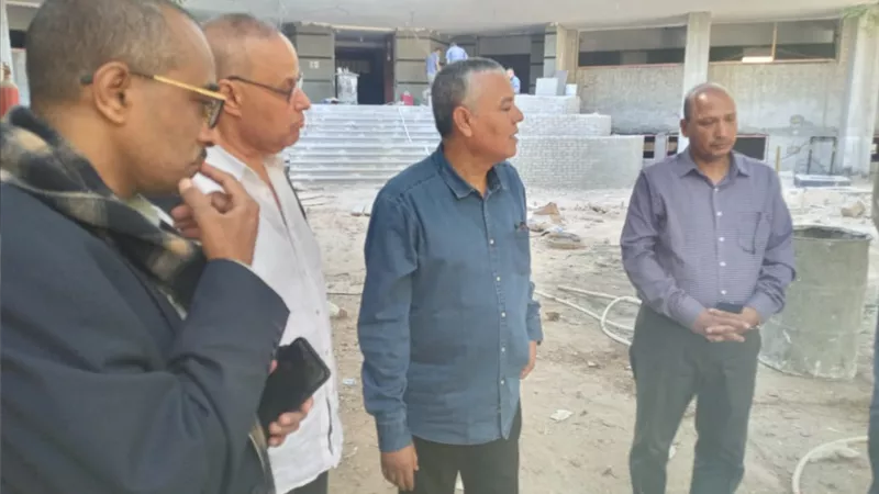 رئيس جامعة جنوب الوادي يتفقد منشآت ومبانى المدن الجامعية ..صور