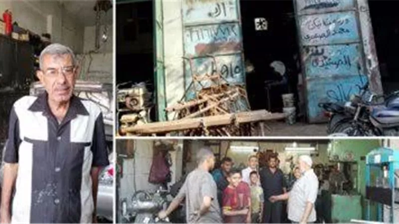 الورش الحرفية بالمنطقة الصناعية ببنى سويف