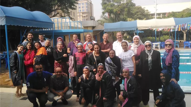 نتائج منافسات بطولة السباحة بالدورى الرياضي لجامعة عين شمس
