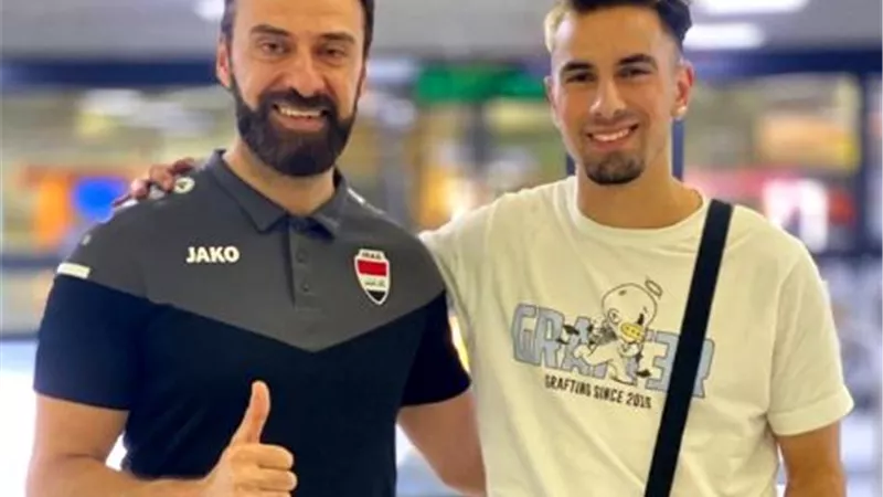وصول المحترف العراقي هيران أحمد إلى بغداد
