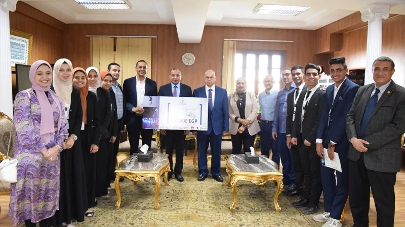 جامعة بني سويف تحصد المركز الأول في مسابقة التغير المناخي