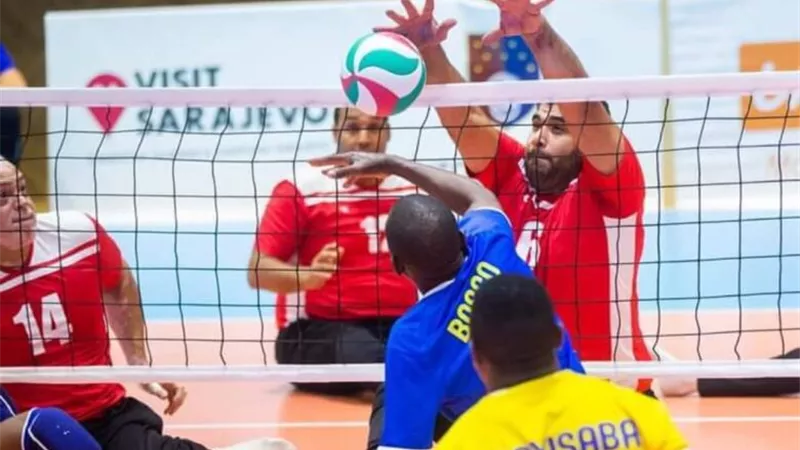 منتخب مصر للطائرة جلوس يهزم رواندا ويتأهل لثمن نهائى بطولة العالم
