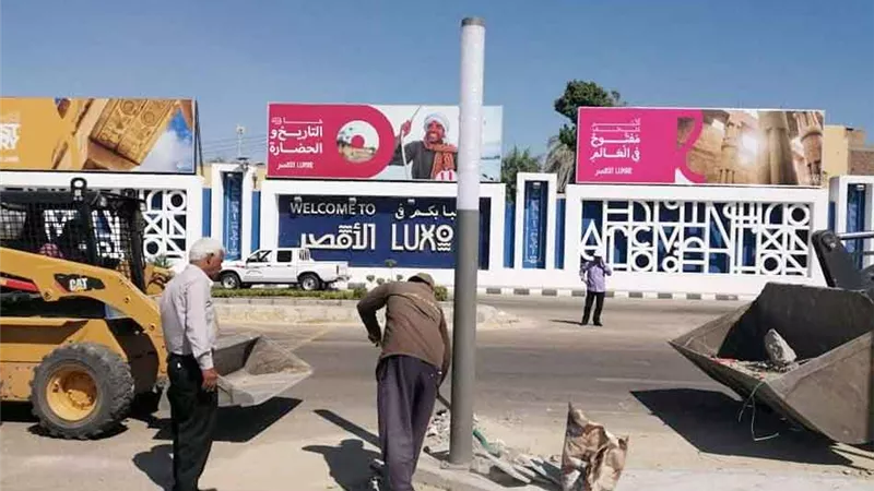 سكرتير عام الأقصر يطلب سرعة أنهاء أعمال الرصف بإسنا جنوب المحافظة