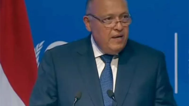 شكري : التغيرات السياسية الأخيرة تركت آثارها على العالم اجمع