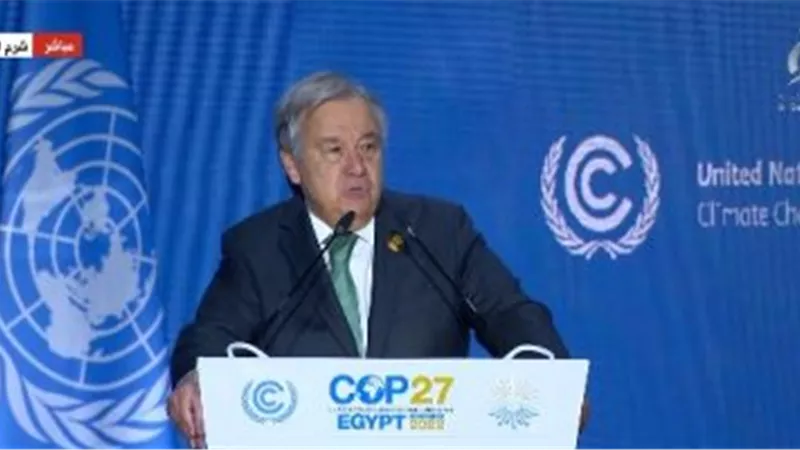 جوتيريش يدعو مؤسسات التمويل والبنوك الدولية الى تعديل خططها