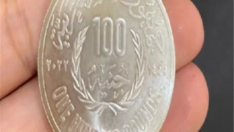 طرح 100 جنيه فضية عملة تذكارية لقمة المناخ